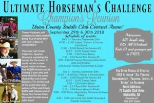 Ultimate Horsemans Challenge - Champions Reunion @ Union County Saddle Club