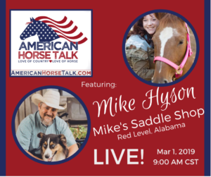 Mike Hyson - American Horse Talk LIVE @ American Horse Talk Facebook PAGE